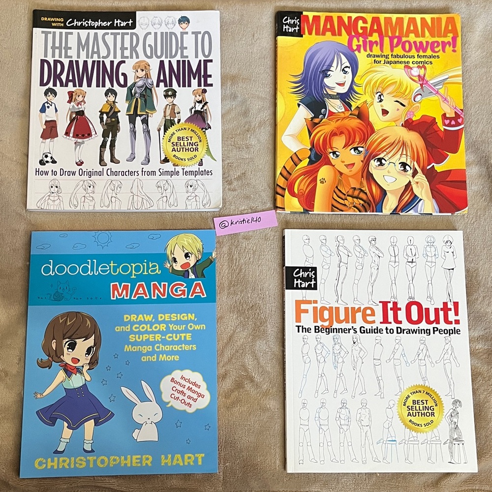 Anime and Manga Drawing Book Lot Christopher Hart
